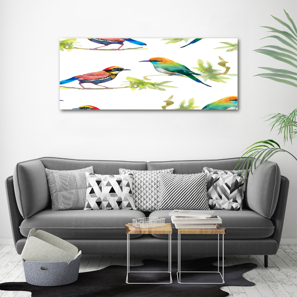 Wall art acrylic Exotic birds