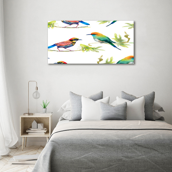 Wall art acrylic Exotic birds