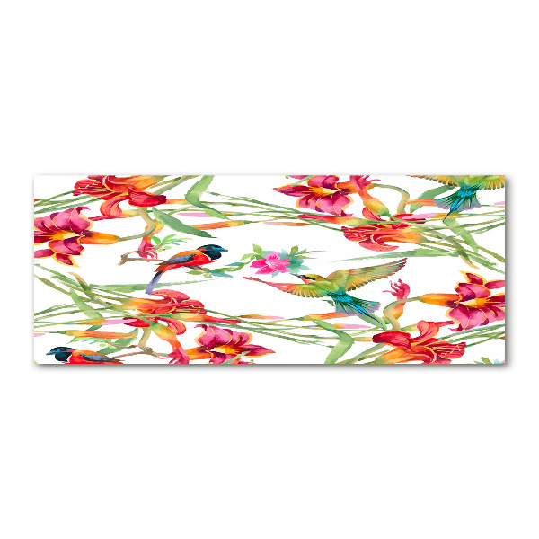 Wall art acrylic Exotic birds