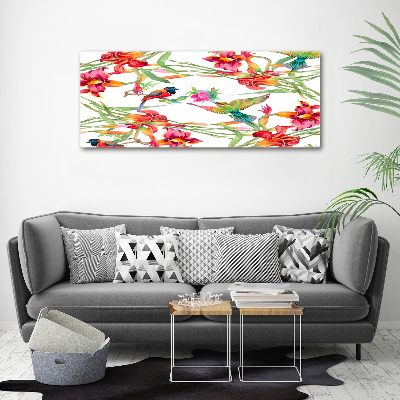 Wall art acrylic Exotic birds