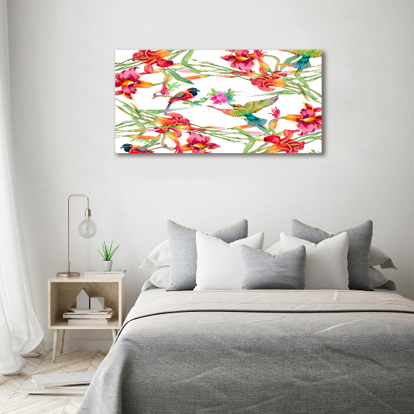 Wall art acrylic Exotic birds