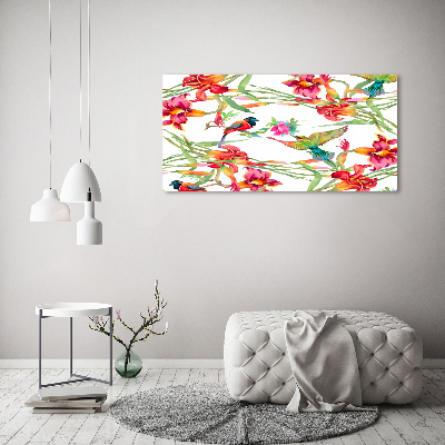 Wall art acrylic Exotic birds