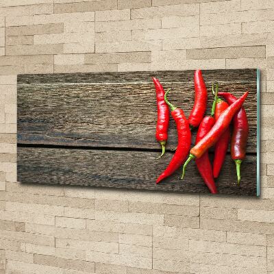 Print on acrylic Chilli peppers