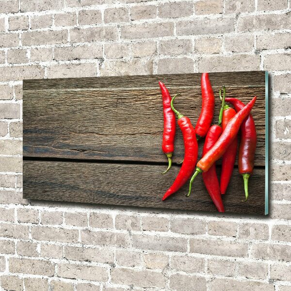 Print on acrylic Chilli peppers