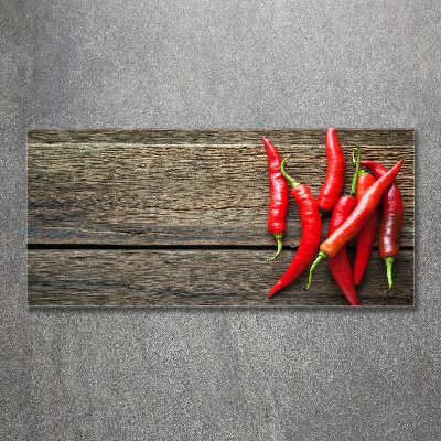 Print on acrylic Chilli peppers