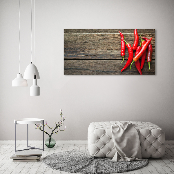 Print on acrylic Chilli peppers