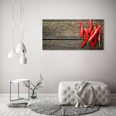 Print on acrylic Chilli peppers