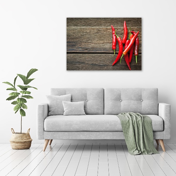 Print on acrylic Chilli peppers