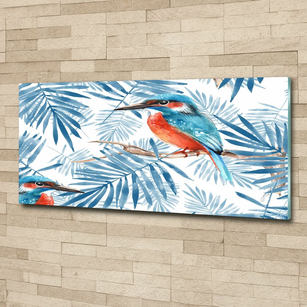 Wall art acrylic Plants and bird