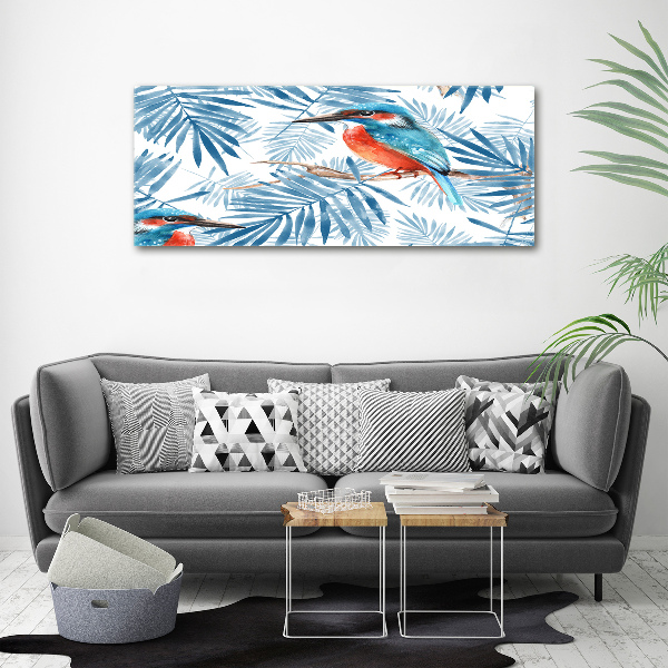 Wall art acrylic Plants and bird