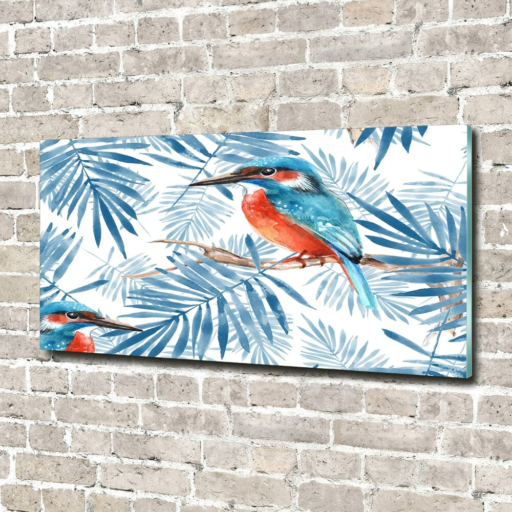 Wall art acrylic Plants and bird