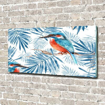 Wall art acrylic Plants and bird