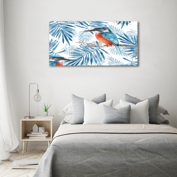 Wall art acrylic Plants and bird