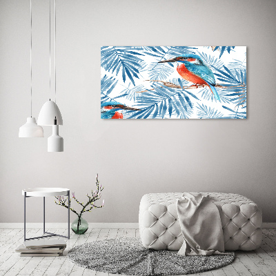 Wall art acrylic Plants and bird