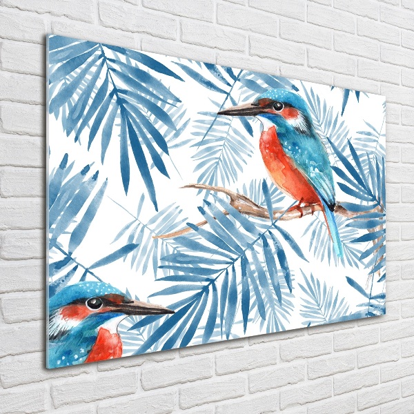 Wall art acrylic Plants and bird