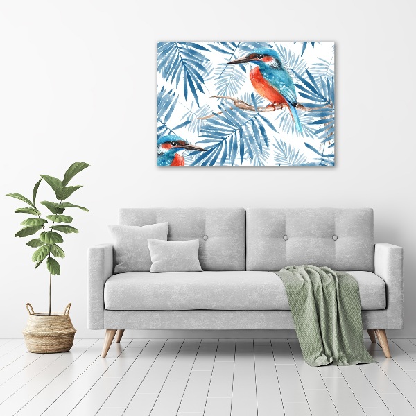 Wall art acrylic Plants and bird