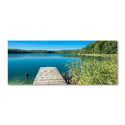 Wall art acrylic Pier by the lake