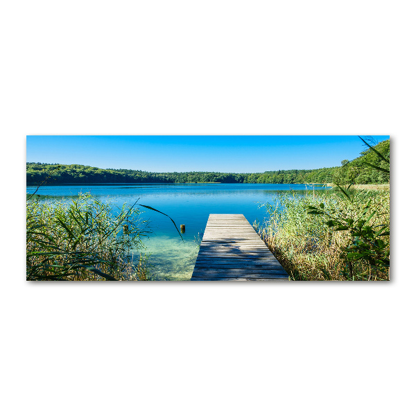 Wall art acrylic Pier by the lake