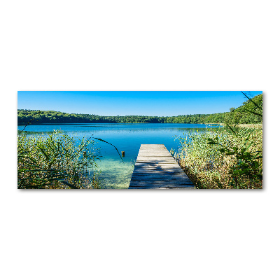 Wall art acrylic Pier by the lake