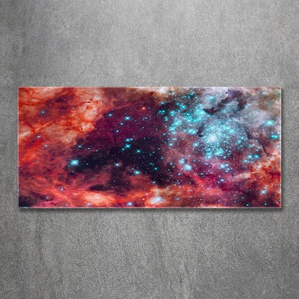 Glass acrylic wall art Magellan cloud