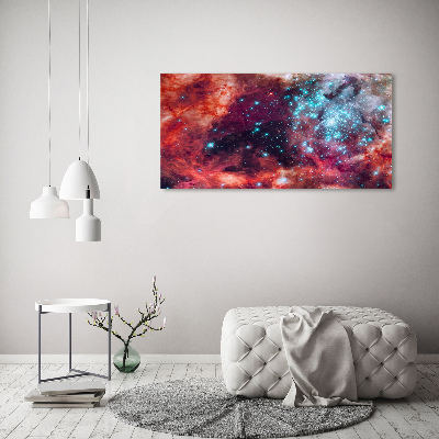 Glass acrylic wall art Magellan cloud