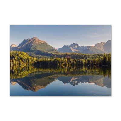 Acrylic wall art Panorama of the Tatra Mountains