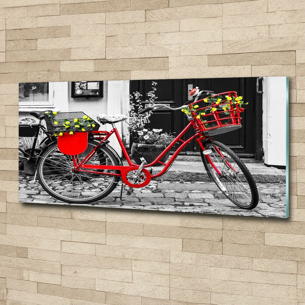 Acrylic wall art City bike