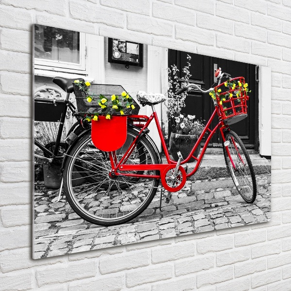 Acrylic wall art City bike