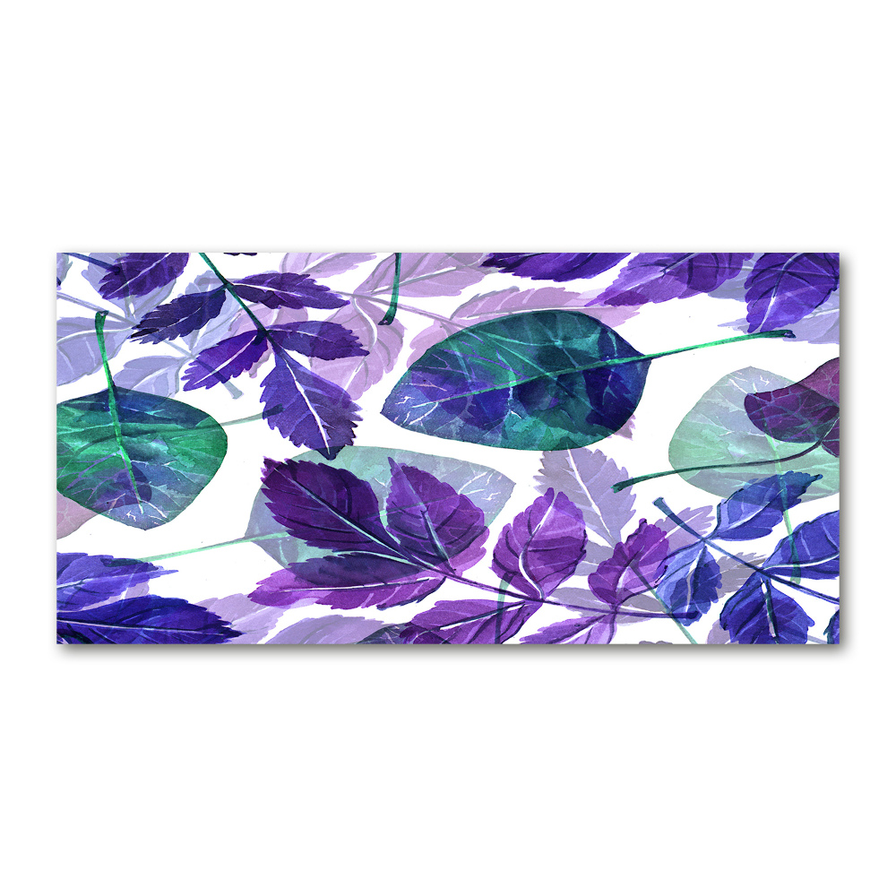 Print on acrylic Colorful leaves