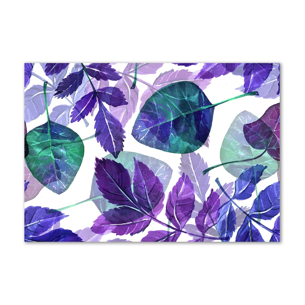 Print on acrylic Colorful leaves