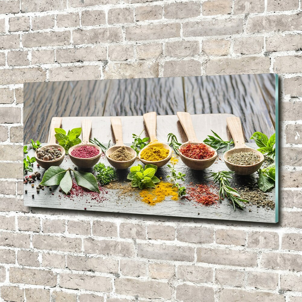 Acrylic wall art Colorful spices