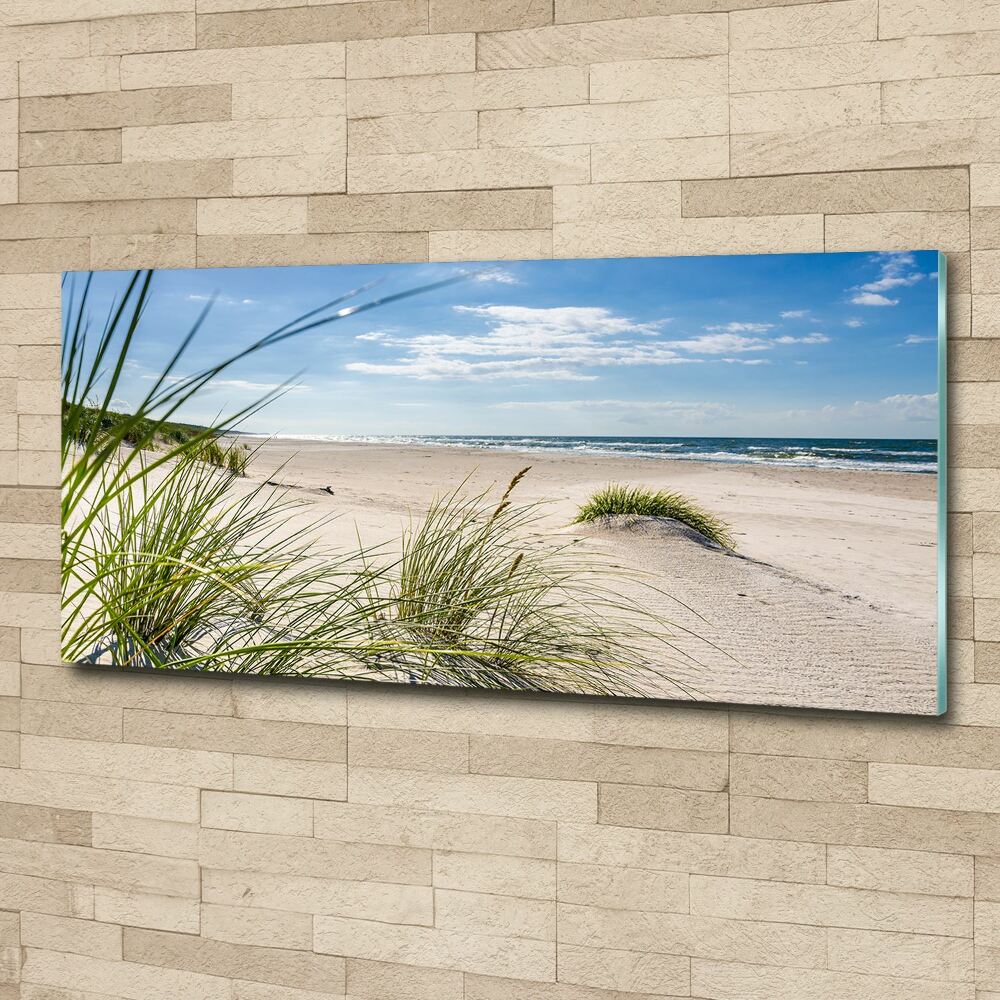 Wall art acrylic Mrzeżyno beach