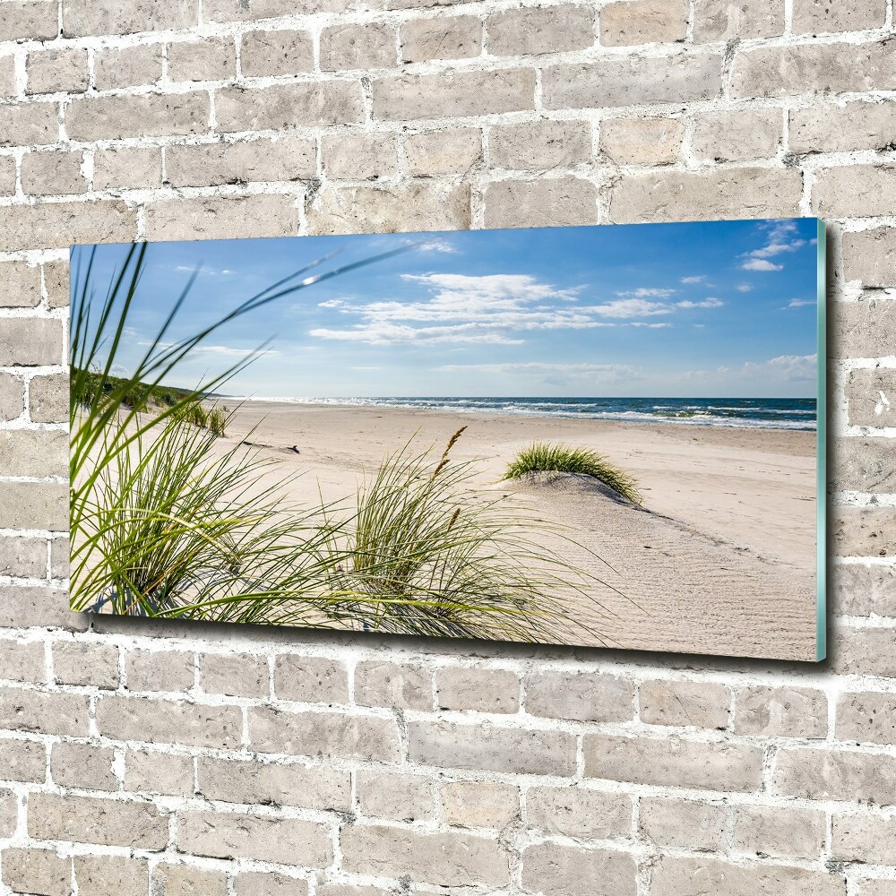 Wall art acrylic Mrzeżyno beach