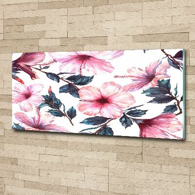 Wall art acrylic Hibiscus flowers