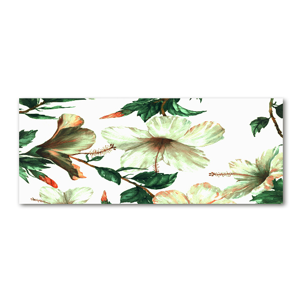 Wall art acrylic Hibiscus flowers