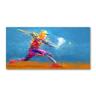 Print on acrylic Tennis player