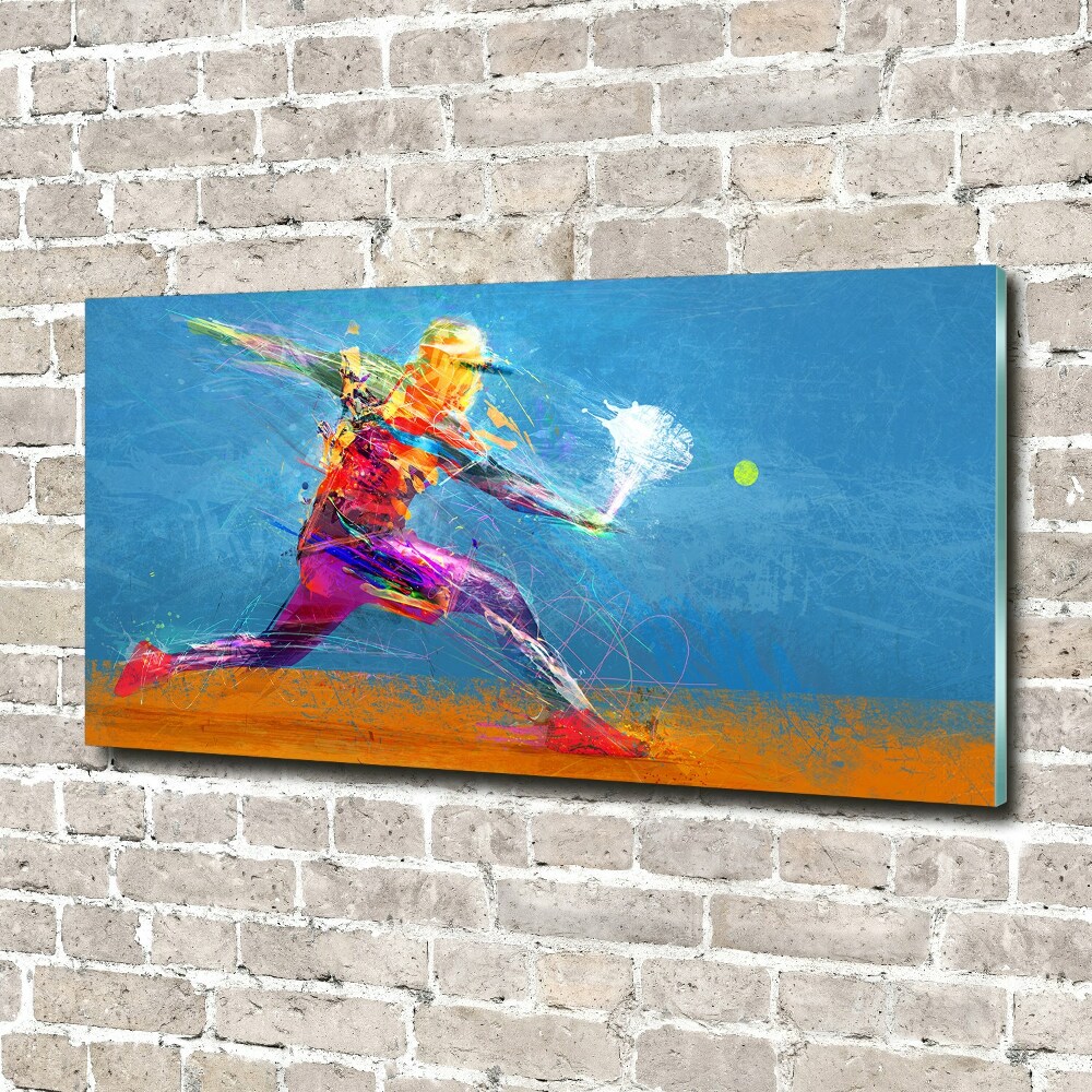 Print on acrylic Tennis player