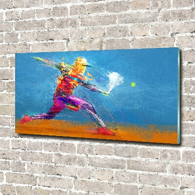 Print on acrylic Tennis player