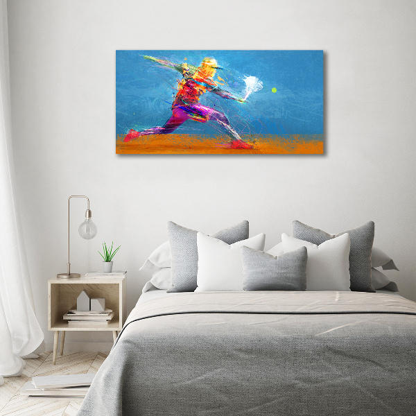 Print on acrylic Tennis player