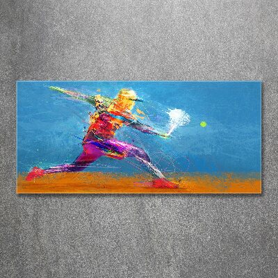 Print on acrylic Tennis player