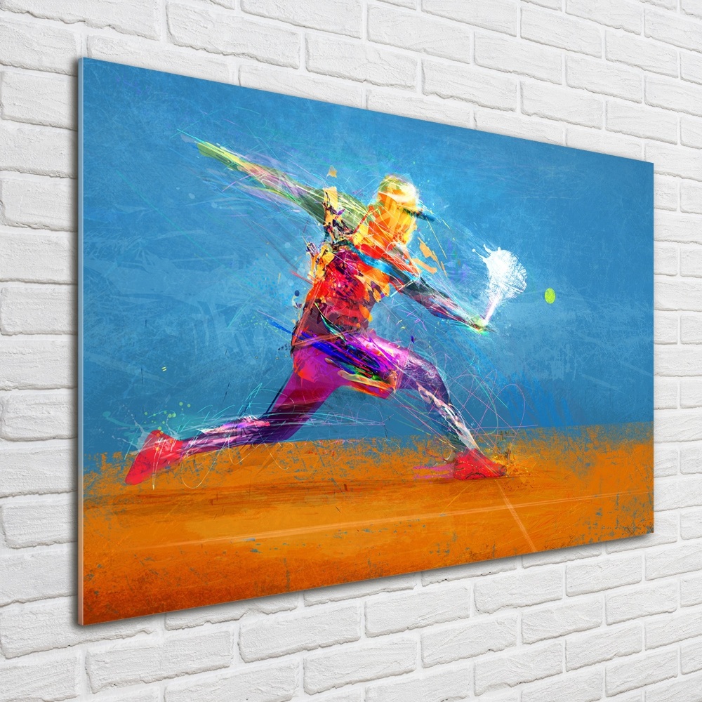 Print on acrylic Tennis player