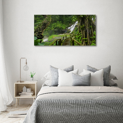 Print on acrylic Waterfall in the jungle