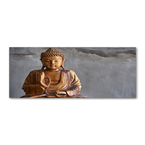 Print on acrylic Wooden Buddha