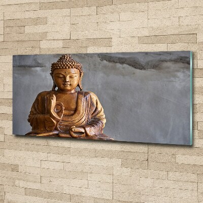 Print on acrylic Wooden Buddha