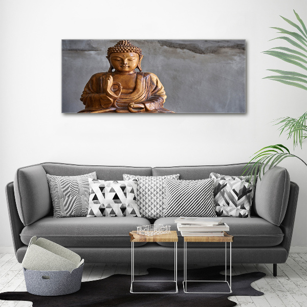 Print on acrylic Wooden Buddha