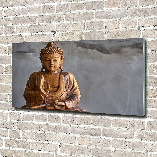 Print on acrylic Wooden Buddha