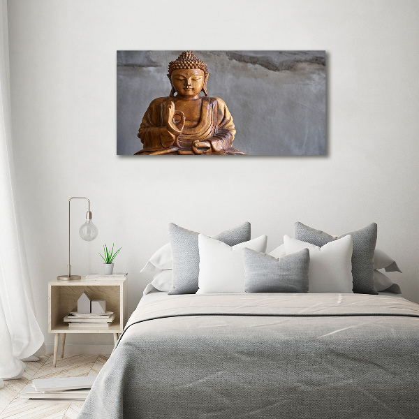 Print on acrylic Wooden Buddha