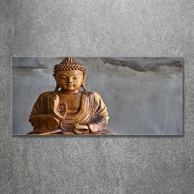 Print on acrylic Wooden Buddha