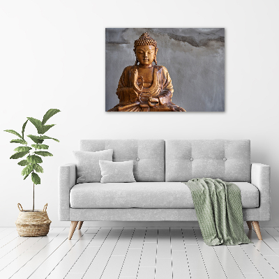 Print on acrylic Wooden Buddha