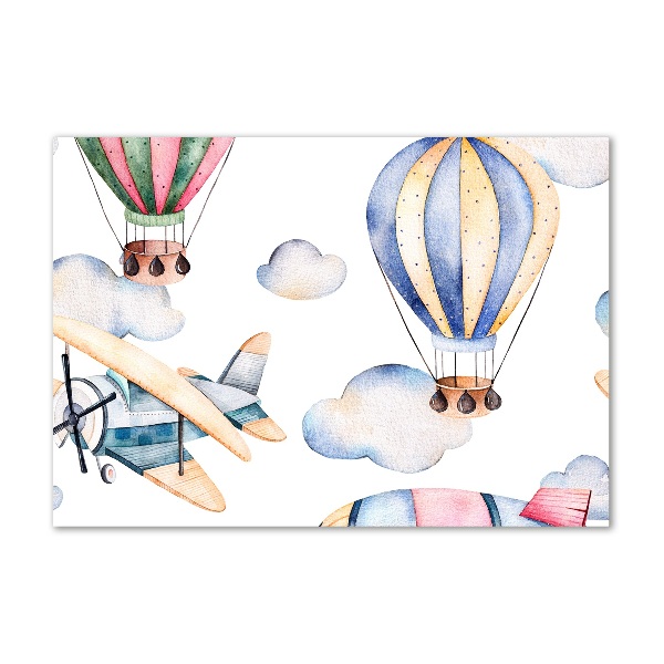 Print on acrylic Planes and balloons